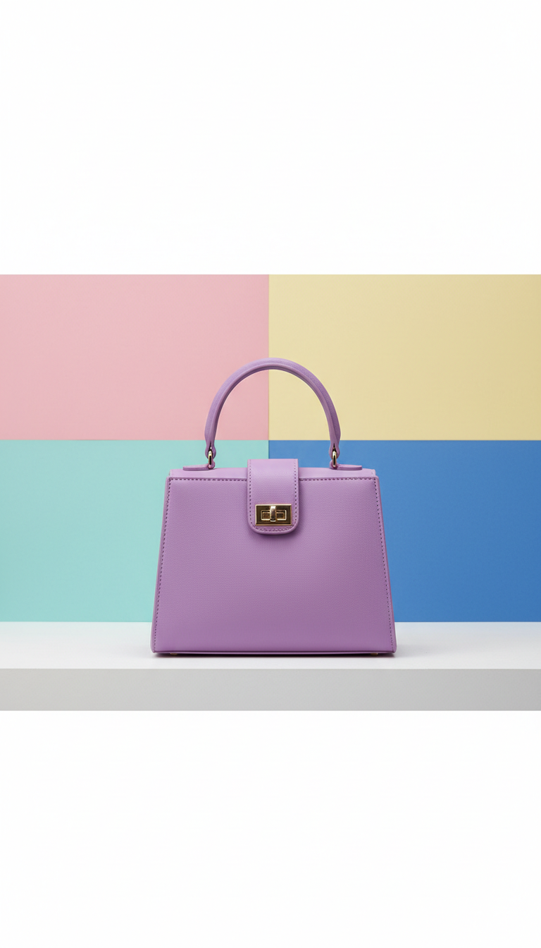 Vivid Lavender mini handbag