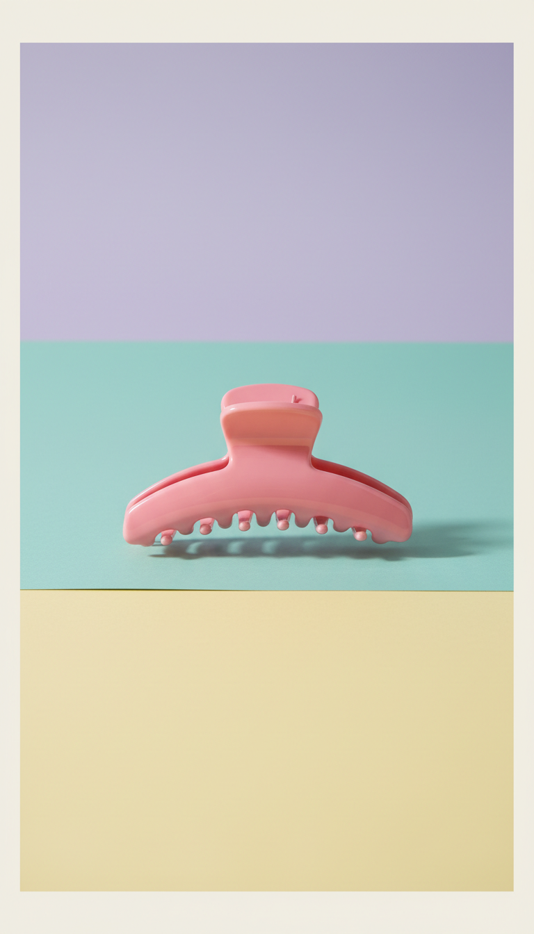 Candy Pink hair clip