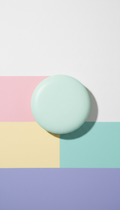 Mint Cream compact mirror